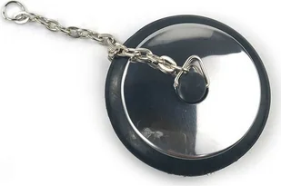 Zatyczka Wooow Zlewozmywak w kolorze srebrnym - Korki do umywalek - miniaturka - grafika 1