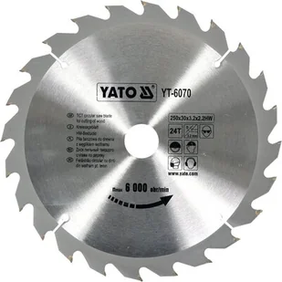 Yato YT-6070 Piła tarczowa 250x24x30 - Tarcze do pił - miniaturka - grafika 1