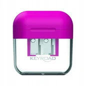 Temperówki - TEMPERÓWKA PODWÓJNA Z POJEMNIKIEM RÓŻNE KOLORY - miniaturka - grafika 1