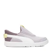 Buty dla dziewczynek - Sneakersy Puma COURTFLEX V3 SLIPTECH PS 39973408 Fioletowy - miniaturka - grafika 1