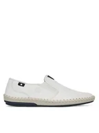 Półbuty męskie - Rieker Półbuty B4551-81 Biały - miniaturka - grafika 1
