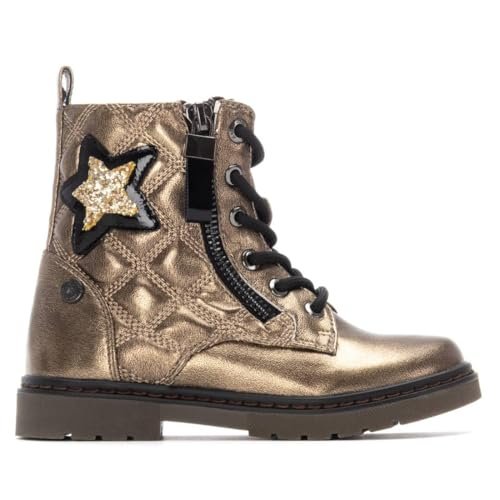 XTI KIDS 151328, Botki dla dziewczynek, brąz, 33 EU, Mosiądz, 33 EU