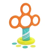 Materace dmuchane i koła do pływania - Frisbee stojak z obręczami dla dzieci Bestawy - miniaturka - grafika 1