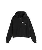 Bluzy damskie - Bluza Damska VANS Ximeno Zip Sweater Black VN000Q2ABLK1 L - miniaturka - grafika 1