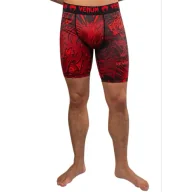 Spodnie sportowe męskie - Venum Vale Tudo Shorts Spodenki Kompresyjne Wolf Atak Black/Red - miniaturka - grafika 1