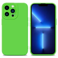 Etui i futerały do telefonów - Pokrowiec Etui Do Apple iPhone 12 PRO w FLUID ZIELEŃ TPU Silikonowe Obudowa Ochronny Case Cover Cadorabo - miniaturka - grafika 1