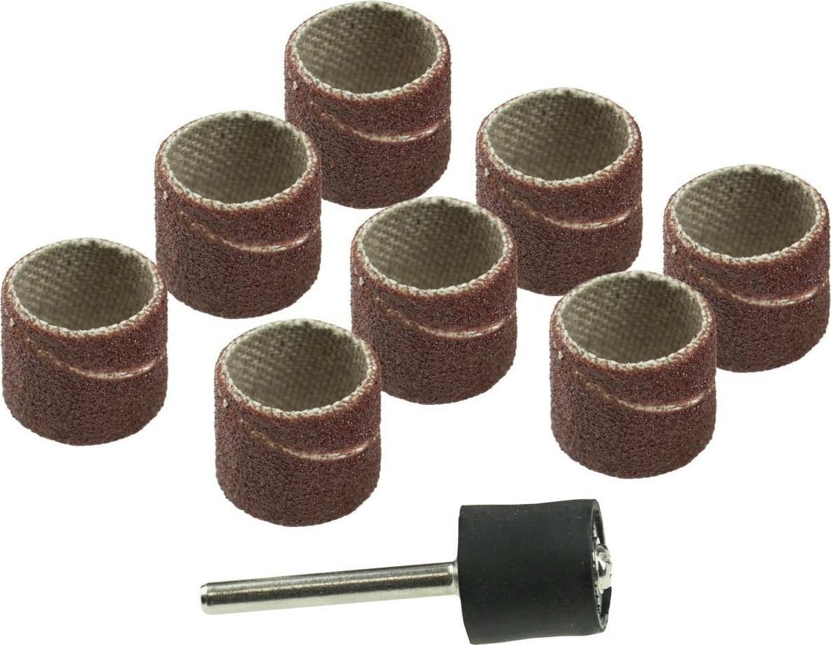 Dedra Taśma szlifierska 12.7mm,K60,K120, zestaw 9szt