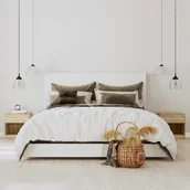 Szafki nocne - vidaXL 2 szafki nocne z szufladą w kolorze dębu - miniaturka - grafika 1