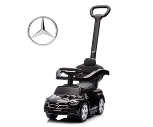 Milly Mally Pojazd z rączką MERCEDES C-Class Deluxe Black - Chodziki - miniaturka - grafika 1