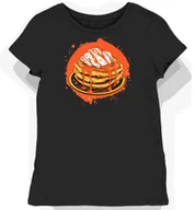 Koszulki i topy damskie - Koszulka damska czarna z motywem pomarańczowego okonomiyaki XL - miniaturka - grafika 1