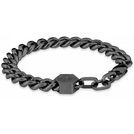 Bransolety męskie - Bransoletka Męska Police PEAGB2211603 Stal nierdzewna 19 cm - miniaturka - grafika 1