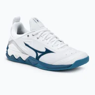 Buty sportowe męskie - Buty do siatkówki Mizuno Wave Luminous 2 white/sailor blue/silver - miniaturka - grafika 1