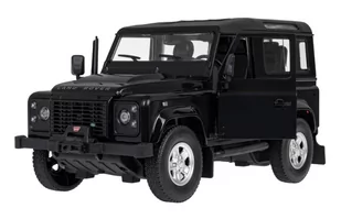 Land Rover Defender czarny RASTAR model 1:14 Zdalnie sterowanie auto + Pilot 2,4 GHz + Ręcznie otwierane drzwi - Zabawki zdalnie sterowane - miniaturka - grafika 1