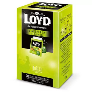 Loyd Tea Green Tea & Pineapple 20 torebek - Herbata - miniaturka - grafika 2