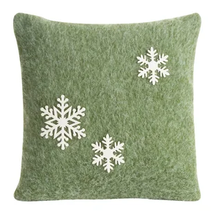 Poszewka na poduszkę świąteczna Frost zielona 40 x 40 cm - Pozostałe akcesoria świąteczne - miniaturka - grafika 1