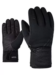 Ziener Kanta GTX INF damskie rękawiczki narciarskie/do sportów zimowych, oddychające, ciepłe, wiatroszczelne, miękkie etui, czarne, 8,5 - Rękawiczki - miniaturka - grafika 1