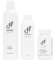Zestawy kosmetyków damskich - GR-7 kuracja przeciw siwieniu, zestaw: odsiwiacz + odżywczy szampon + suplement - miniaturka - grafika 1