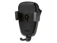 Uchwyty samochodowe do telefonów - Tronic Uchwyt Samochodowy Do Smartfona Czarny 10W - miniaturka - grafika 1