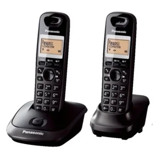 Panasonic Telefon bezprzewodowy KX-TG2512PDT czarny KX-TG2512PDT - Telefony stacjonarne - miniaturka - grafika 1