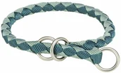 Artykuły szkoleniowe - Obroża treningowa Trixie Cavo Niebieski Kolor Zielony S/M 35-41 cm - miniaturka - grafika 1