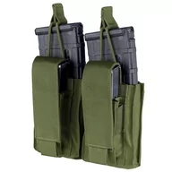 Odzież taktyczna i umundurowanie - Condor - Ładownica Kangaroo Mag Pouch Gen II na magazynek AR-15 i pistoletowy - Podwójna - Olive Drab - 191232-001 - miniaturka - grafika 1