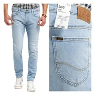 Spodnie męskie - Spodnie Męskie Lee Luke Slim Fit Jeansy Zwężane Niebieskie Blue Sky W32 L32 - miniaturka - grafika 1