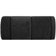 Ręczniki - Ręcznik Emma (13) 50 x 90 cm Czarny - miniaturka - grafika 1