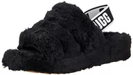 Kapcie damskie - UGG Fluff Yeah Fuzz Sugar, kapcie damskie, czarny, 41 EU - miniaturka - grafika 1