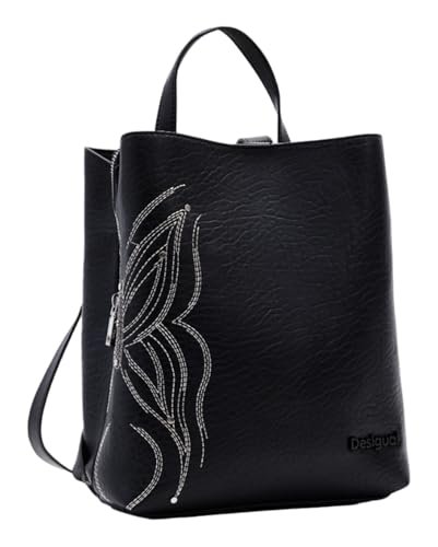 Desigual Women's Accessories PU plecak mini, czarny, jeden rozmiar