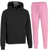 Spodnie sportowe damskie - 4F DAMSKI DRES BAWEĹNA KOMPLET BLUZA SPODNIE / rozm XS - miniaturka - grafika 1