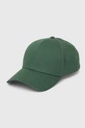 Czapki męskie - Medicine czapka z daszkiem bawełniana męska kolor zielony gładka - miniaturka - grafika 1