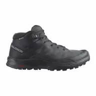 Buty trekkingowe damskie - Buty Salomon Outrise Mid GTX W Black - miniaturka - grafika 1