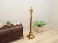 Lampy stojące - Lampa mosiężna, duński design, lata 60, produkcja: Dania - miniaturka - grafika 1