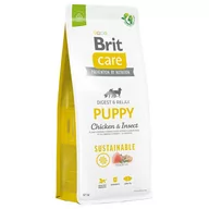 Sucha karma dla psów - Brit Care Dog Sustainable Puppy, kurczak i insekty - 12 kg Dostawa GRATIS! - miniaturka - grafika 1