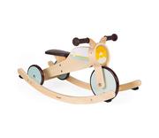 Rowerki biegowe - Janod J03284 - Drewniany trójkołowiec dziecięcy 2w1 - miniaturka - grafika 1