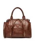 Torebki damskie - Badura Torebka CEO-ALANI-KQ28 Brązowy - miniaturka - grafika 1