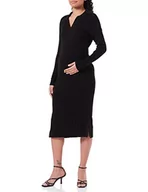Sukienki - Supermom Damska sukienka Avery Long Sleeve, Black - P090, 32 - miniaturka - grafika 1