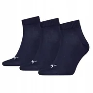 Skarpetki damskie - Skarpety Puma Quarter Plain 3 pary 938589-10 granatowy 39-42 - miniaturka - grafika 1