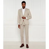 Garnitury - BOSS BLACK Wełniany garnitur H-Huge | Slim Fit | stretch - miniaturka - grafika 1