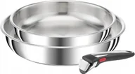 Zestawy garnków i patelni - TEFAL L9759002 INGENIO Zestaw patelni 3-elementowy 24/28 cm+rączka - miniaturka - grafika 1