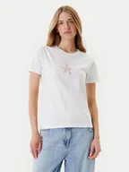 Koszulki i topy damskie - Converse T-Shirt Floral Chuck Taylor 10027751-A01 Biały Regular Fit - miniaturka - grafika 1