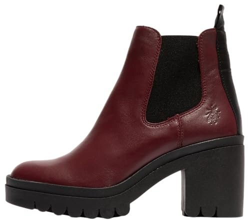Fly London Damskie botki TOPE520FLY, wino, 38 EU, winny, 5 UK