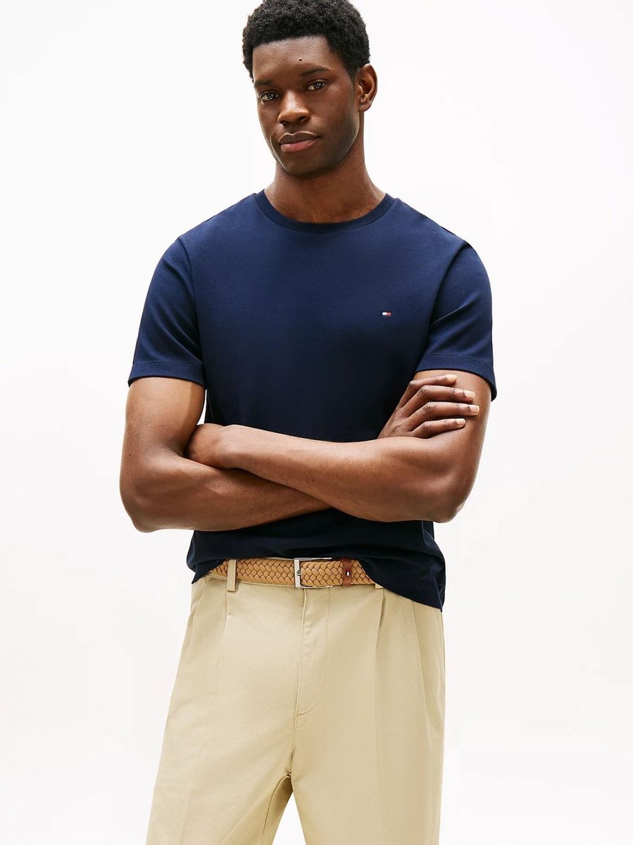 t-shirt uomo tommy hilfiger mw0mw37508 interlock tee dw5