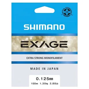Shimano Żyłka Exage 0,125mm 150m 1,30kg - Żyłki wędkarskie - miniaturka - grafika 1