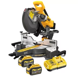 DeWalt DCS781X2-QW akumulatorowa pilarka tarczowa / ukośnica z funkcją posuwu 305 mm 54V 2x9,0Ah Li-Ion FlexVolt  - Piły elektryczne - miniaturka - grafika 1