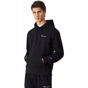 Bluza męska Champion Hooded Sweatshirt czarna 220729 KK001 2XL - Bluzy męskie - miniaturka - grafika 1