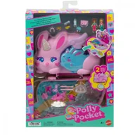 Lalki dla dziewczynek - Figurki Polly Pocket Kompaktowa torebka Króliczki Baśniowe Królestwo Mattel - miniaturka - grafika 1