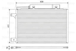 Valeo 814376 kondensator, klimatyzator typu split 814376 - Akcesoria do elektronarzędzi - miniaturka - grafika 1