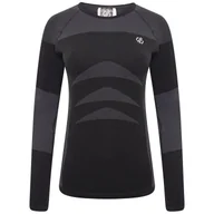 Koszulki sportowe damskie - Damska koszulka Dare 2b In The Zone III Long Sleeve Tee Rozmiar: XS / Kolor: czarny - miniaturka - grafika 1
