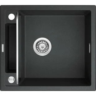 Deante Magnetic Zlewozmywak granitowy magnetyczny 1-komorowy bez ociekacza - grafit metalik ZRM_G103 ZRM G103 [16188002] - Zlewozmywaki - miniaturka - grafika 1